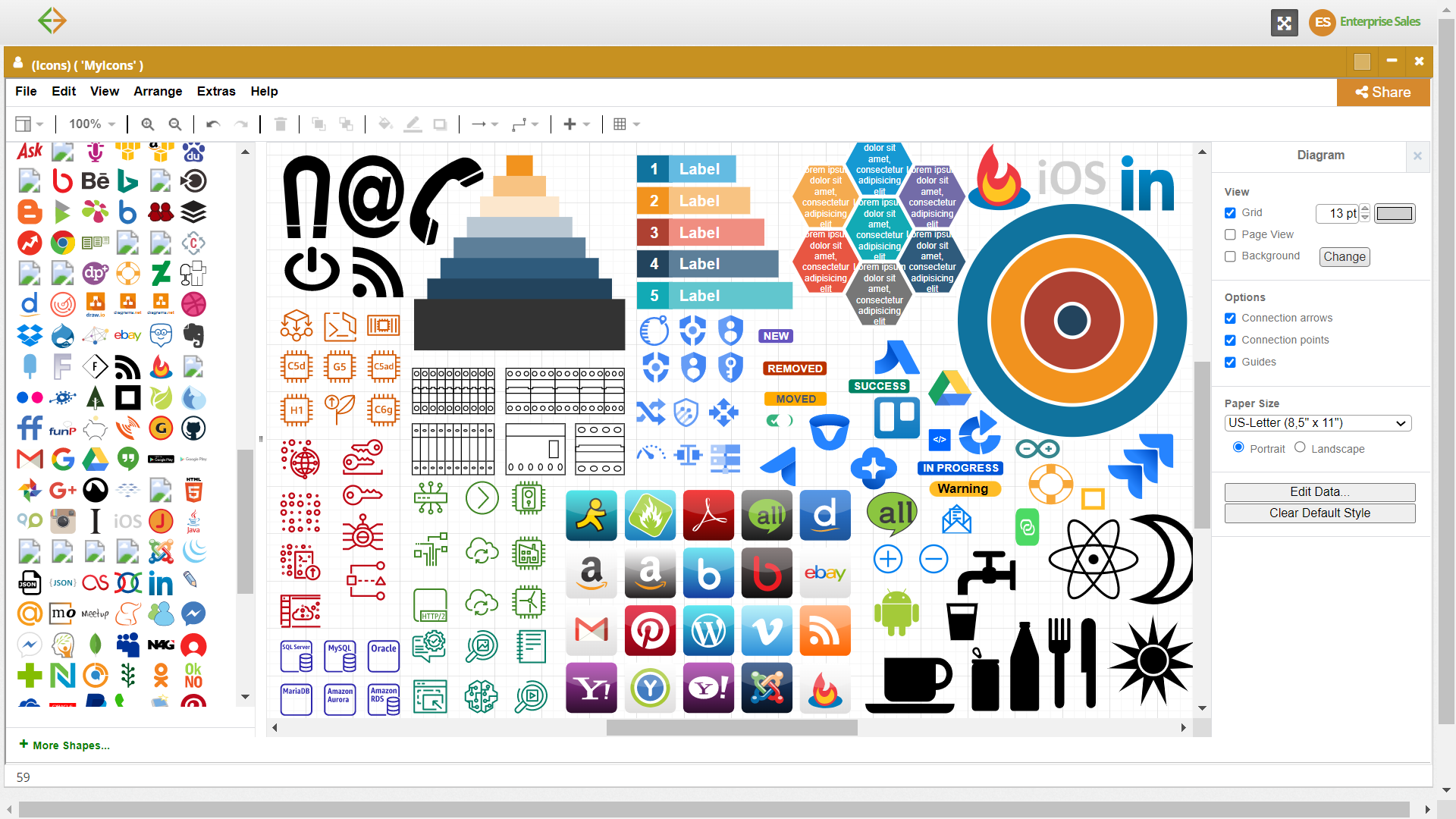 Visio alternative enterprise atlas
